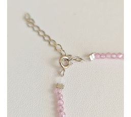 Éclats - Collier oxydes de zirconium, argent rhodié et Perle de Tahiti