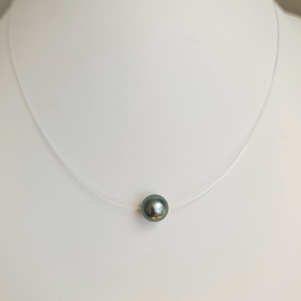 Funambule - Collier en Véritable Perle de culture de Tahiti
