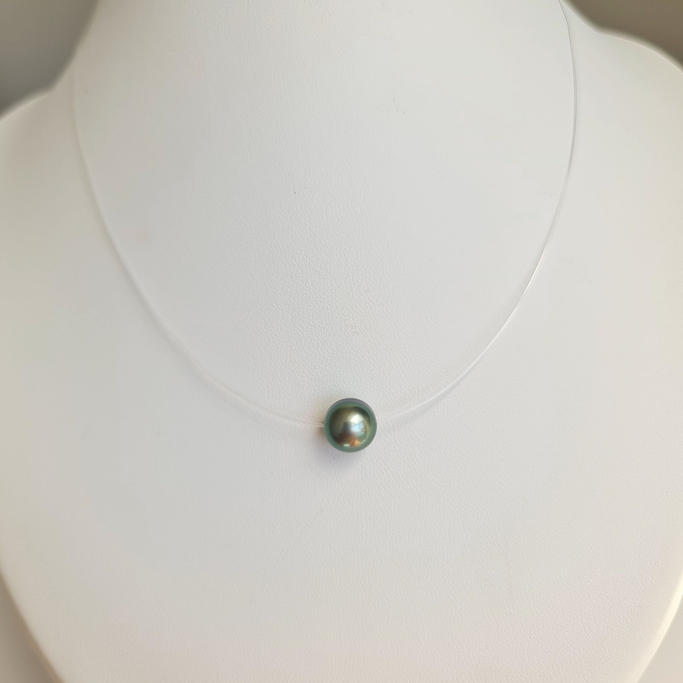 Funambule - Collier en Véritable Perle de culture de Tahiti