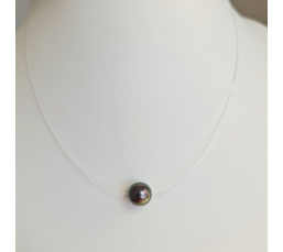 Funambule - Collier en Véritable Perle de culture de Tahiti