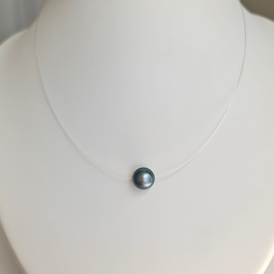 Funambule - Collier en Véritable Perle de culture de Tahiti