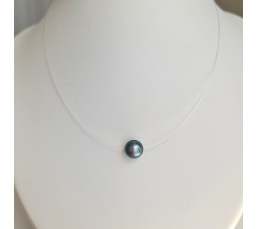 Funambule - Collier en Véritable Perle de culture de Tahiti