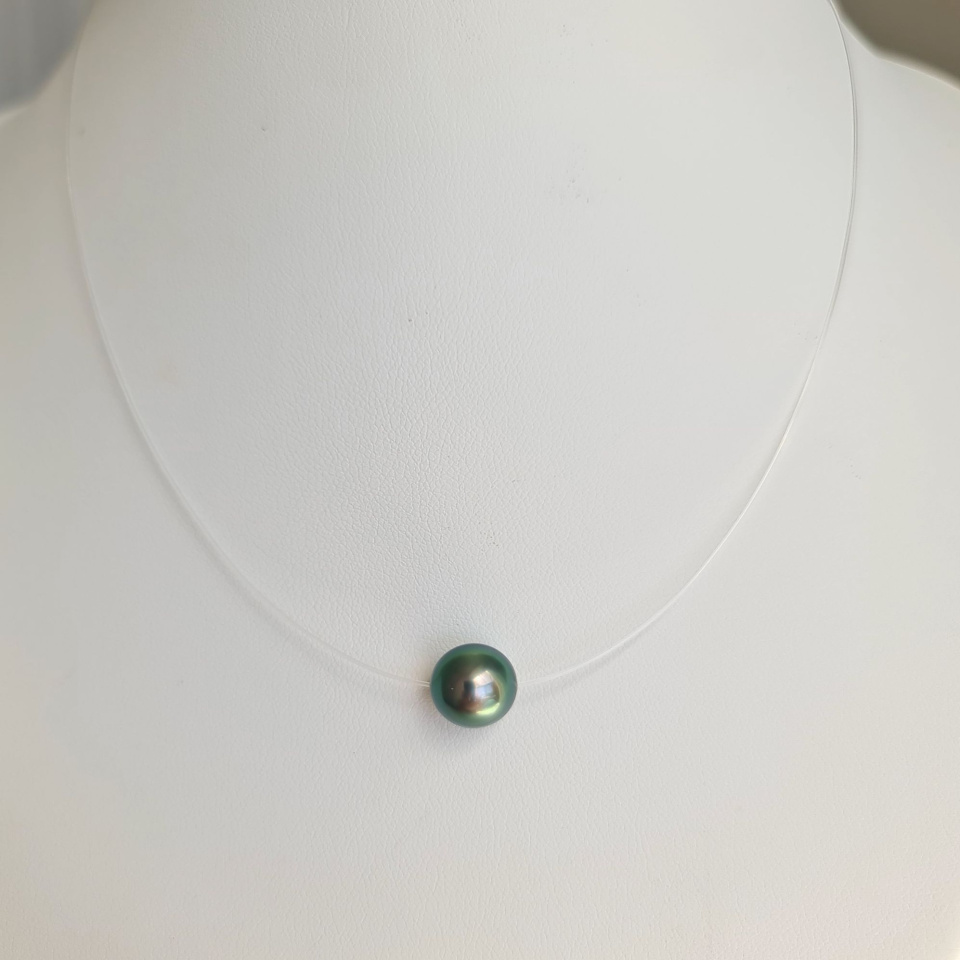 Funambule - Collier en Véritable Perle de culture de Tahiti