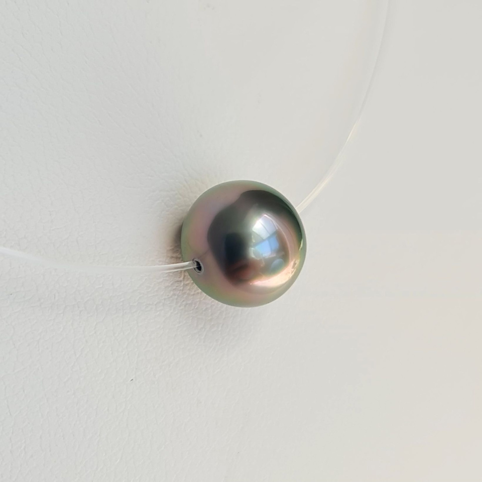 Funambule - Collier en Véritable Perle de culture de Tahiti