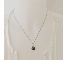 Larme des Dieux - Pendentif en Or Blanc et Perle de Tahiti d'Exception