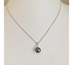 La Merveilleuse - Pendentif Or, Diamants et Perle de Tahiti d'Exception