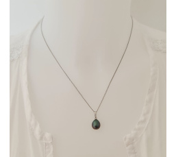 Belle de Jour  - Pendentif Or Blanc 18 carats et Perle de Tahiti d'exception