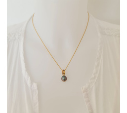 Bulle de Perle - Pendentif 3 Ors et Perle de Tahiti d'Exception