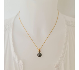Bulle de Perle - Pendentif 3 Ors et Perle de Tahiti d'Exception