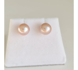 Kauehi - Boucles d'Oreilles Plaqué Or et Perles d'Eau douce d'exception