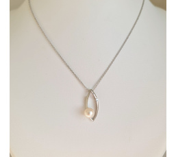 Sublime - Parure Argent Rhodié et Véritables Perles d'Eau Douce