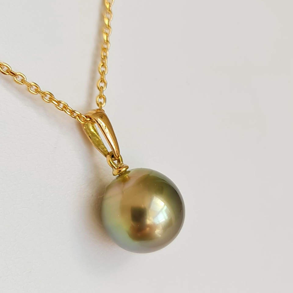 Belle de Jour - Pendentif Or Jaune et Perle de Tahiti d'Exception