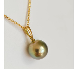 Belle de Jour - Pendentif Or Jaune et Perle de Tahiti d'Exception