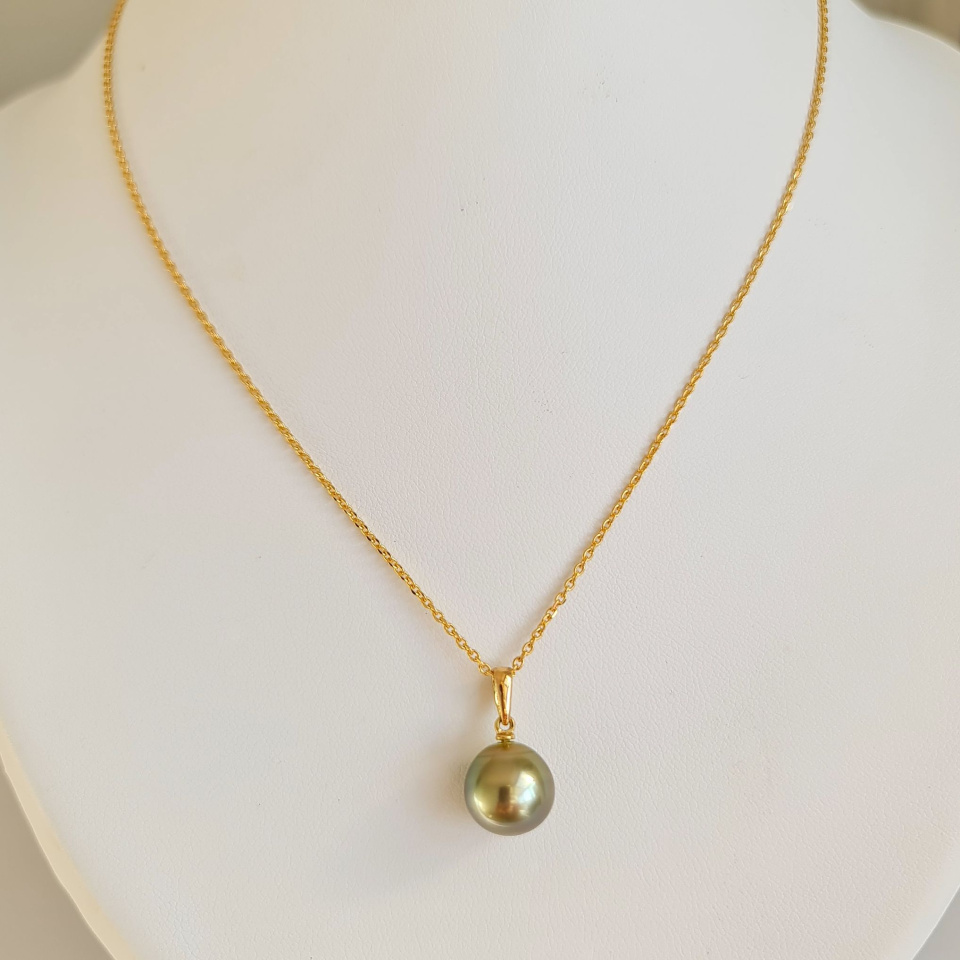 Belle de Jour - Pendentif Or Jaune et Perle de Tahiti d'Exception