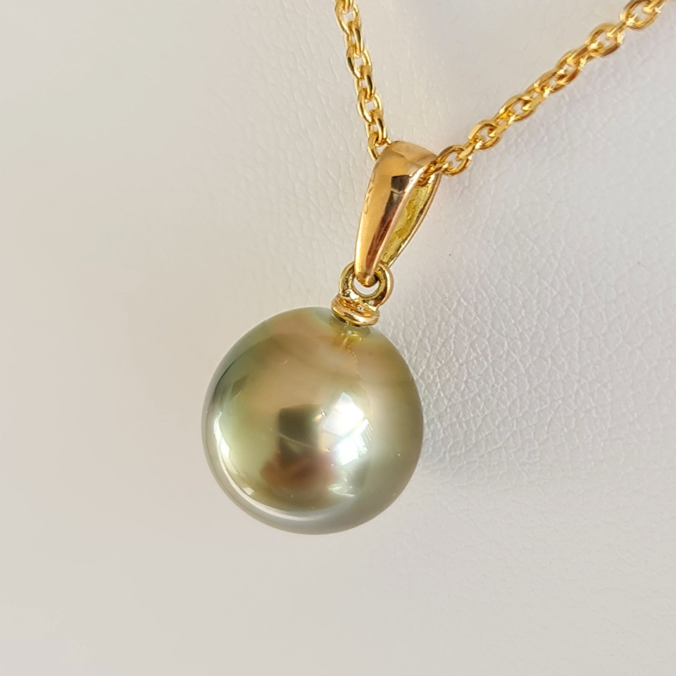 Belle de Jour - Pendentif Or Jaune et Perle de Tahiti d'Exception