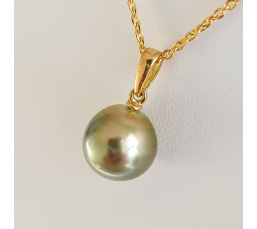 Belle de Jour - Pendentif Or Jaune et Perle de Tahiti d'Exception