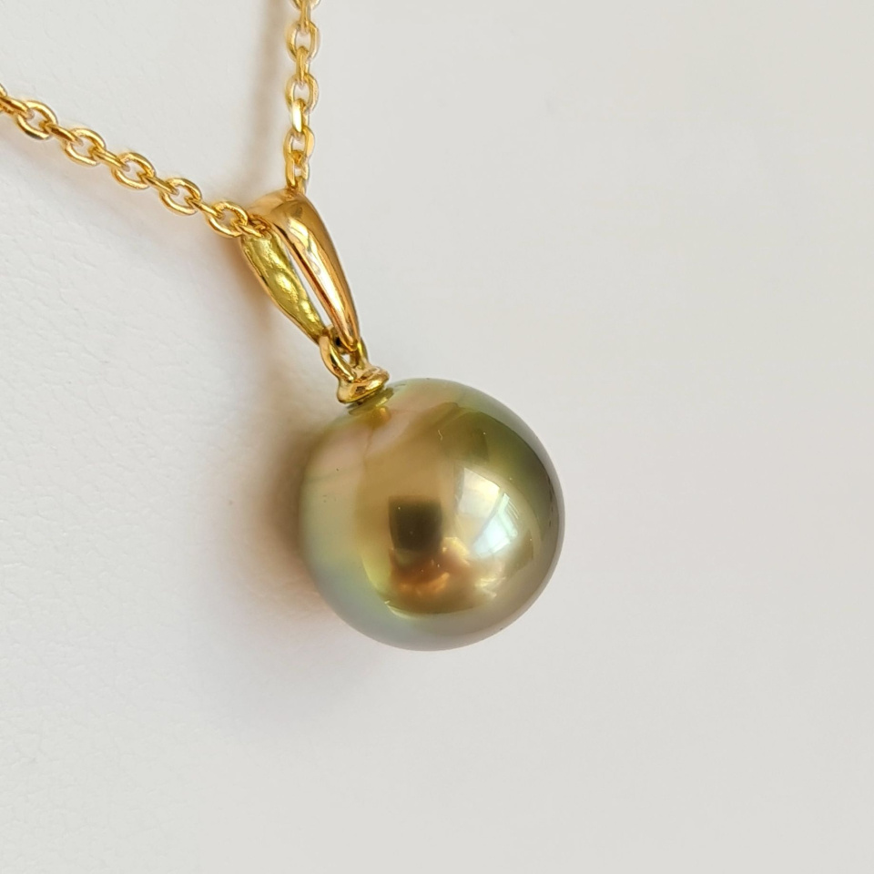 Belle de Jour - Pendentif Or Jaune et Perle de Tahiti d'Exception