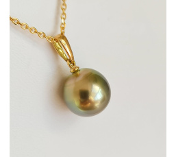 Belle de Jour - Pendentif Or Jaune et Perle de Tahiti d'Exception