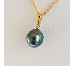 Belle de Jour - Pendentif Or Jaune et Perle de Tahiti d'Exception