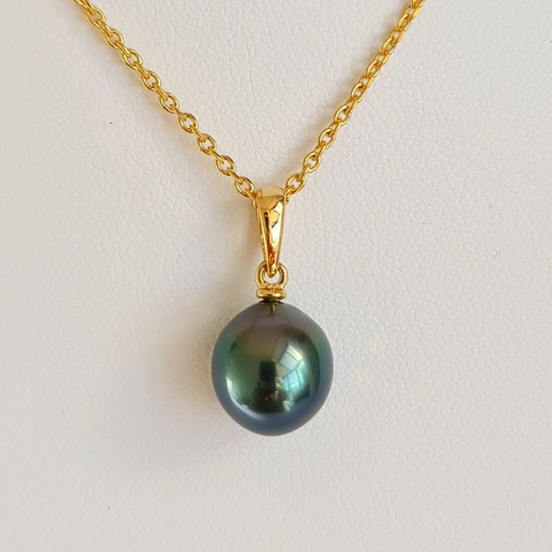 Belle de Jour - Pendentif Or Jaune et Perle de Tahiti d'Exception