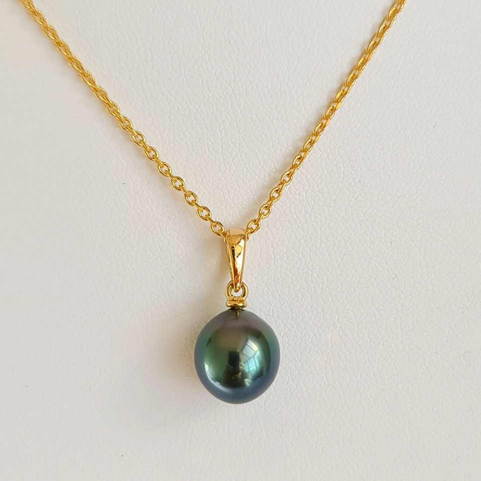 Belle de Jour - Pendentif Or Jaune et Perle de Tahiti d'Exception