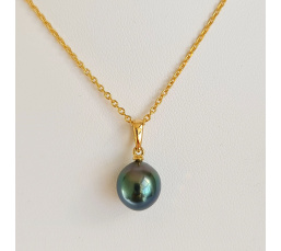 Belle de Jour - Pendentif Or Jaune et Perle de Tahiti d'Exception