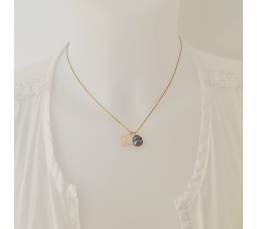 Chance - Collier or laminé 14 carats et Perle de Tahiti d'Exception