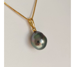 Belle de Jour - Pendentif Or Jaune et Perle de Tahiti d'Exception