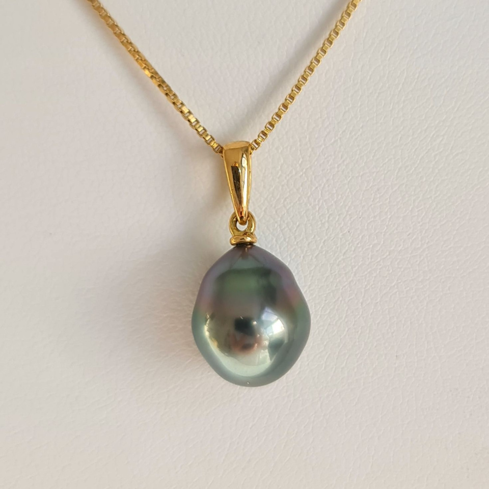 Belle de Jour - Pendentif Or Jaune et Perle de Tahiti d'Exception