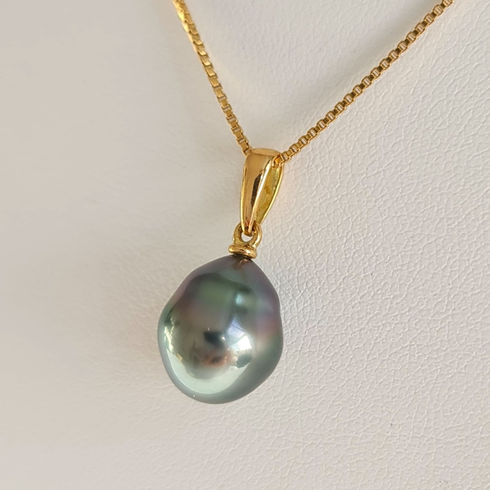 Belle de Jour - Pendentif Or Jaune et Perle de Tahiti d'Exception