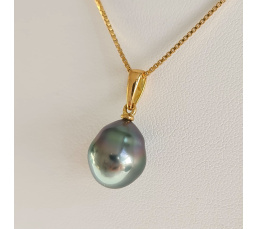 Belle de Jour - Pendentif Or Jaune et Perle de Tahiti d'Exception