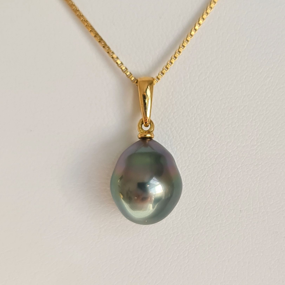 Belle de Jour - Pendentif Or Jaune et Perle de Tahiti d'Exception