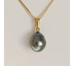Belle de Jour - Pendentif Or Jaune et Perle de Tahiti d'Exception
