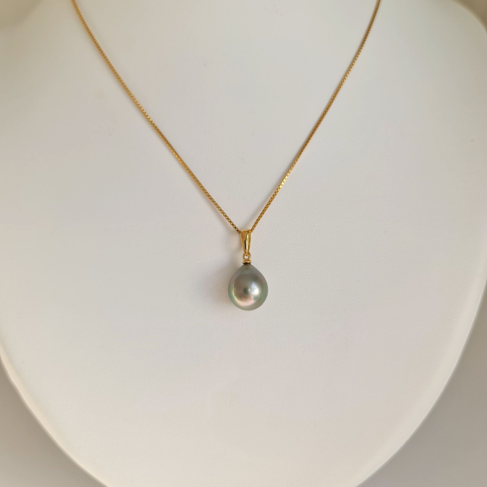 Belle de Jour - Pendentif Or Jaune et Perle de Tahiti d'Exception