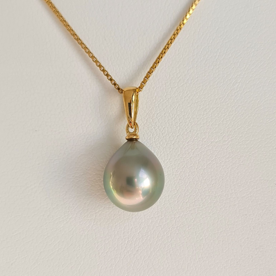 Belle de Jour - Pendentif Or Jaune et Perle de Tahiti d'Exception