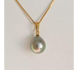 Belle de Jour - Pendentif Or Jaune et Perle de Tahiti d'Exception
