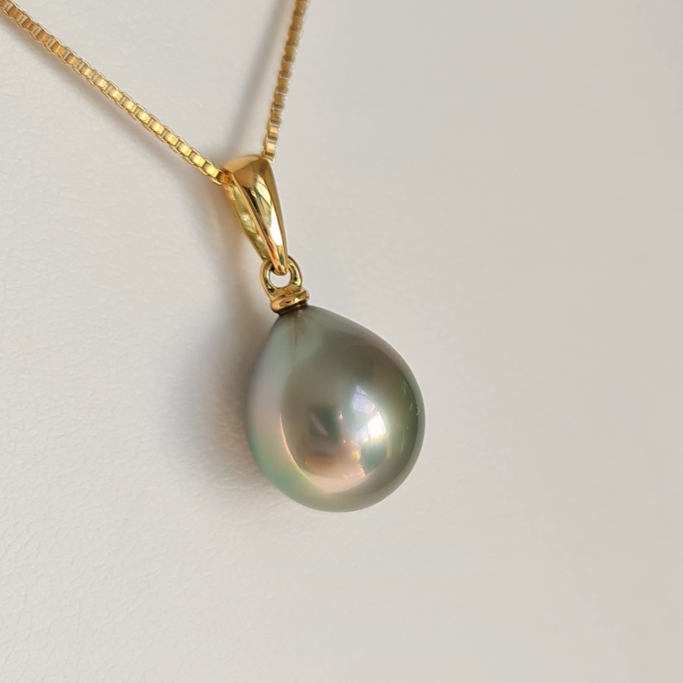 Belle de Jour - Pendentif Or Jaune et Perle de Tahiti d'Exception