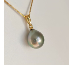 Belle de Jour - Pendentif Or Jaune et Perle de Tahiti d'Exception