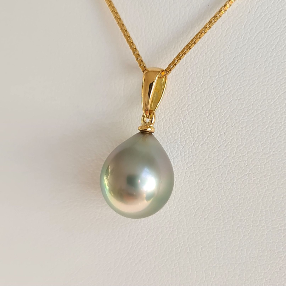Belle de Jour - Pendentif Or Jaune et Perle de Tahiti d'Exception