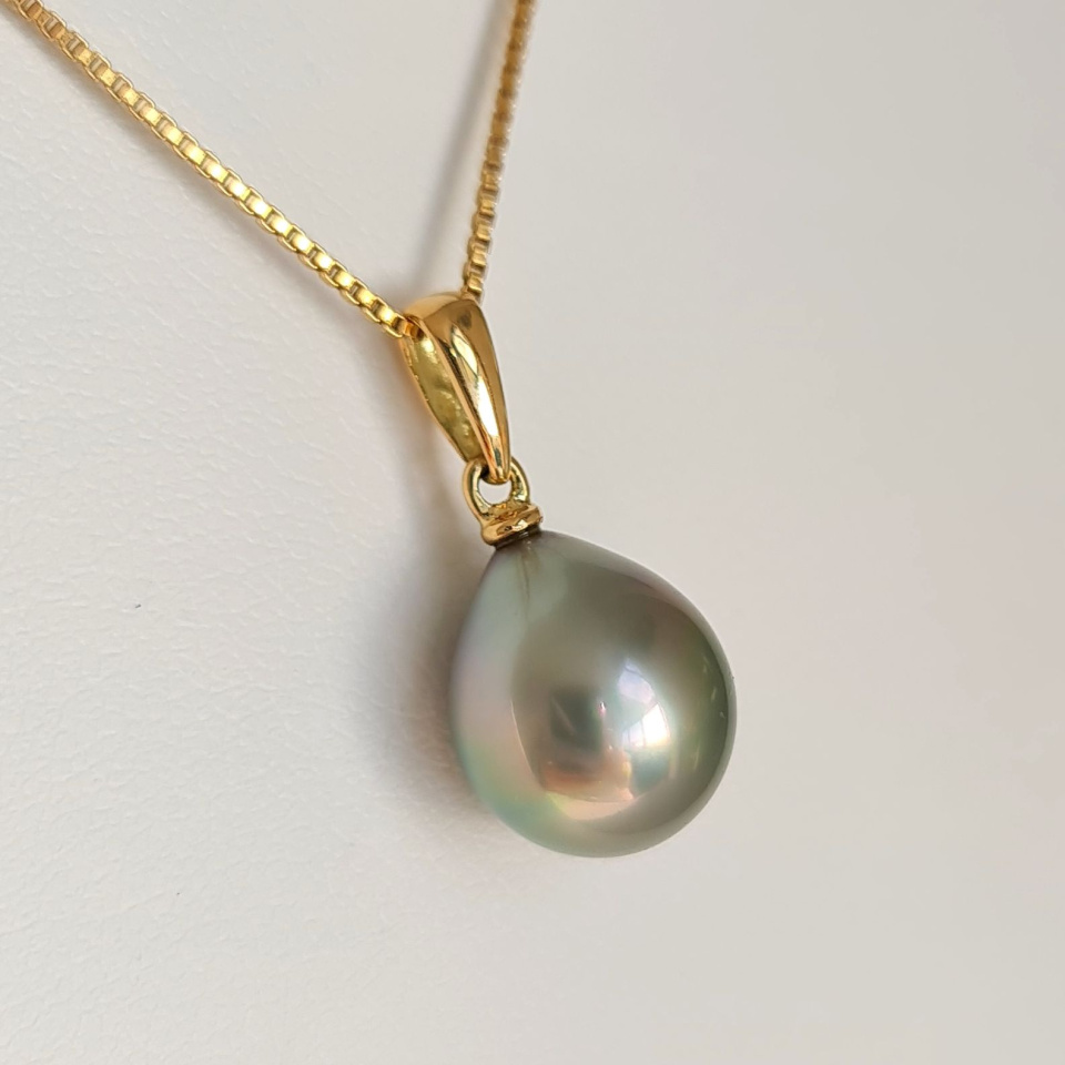 Belle de Jour - Pendentif Or Jaune et Perle de Tahiti d'Exception