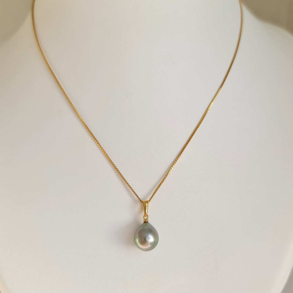 Belle de Jour - Pendentif Or Jaune et Perle de Tahiti d'Exception