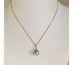 Belle de Jour - Pendentif Or Jaune et Perle de Tahiti d'Exception