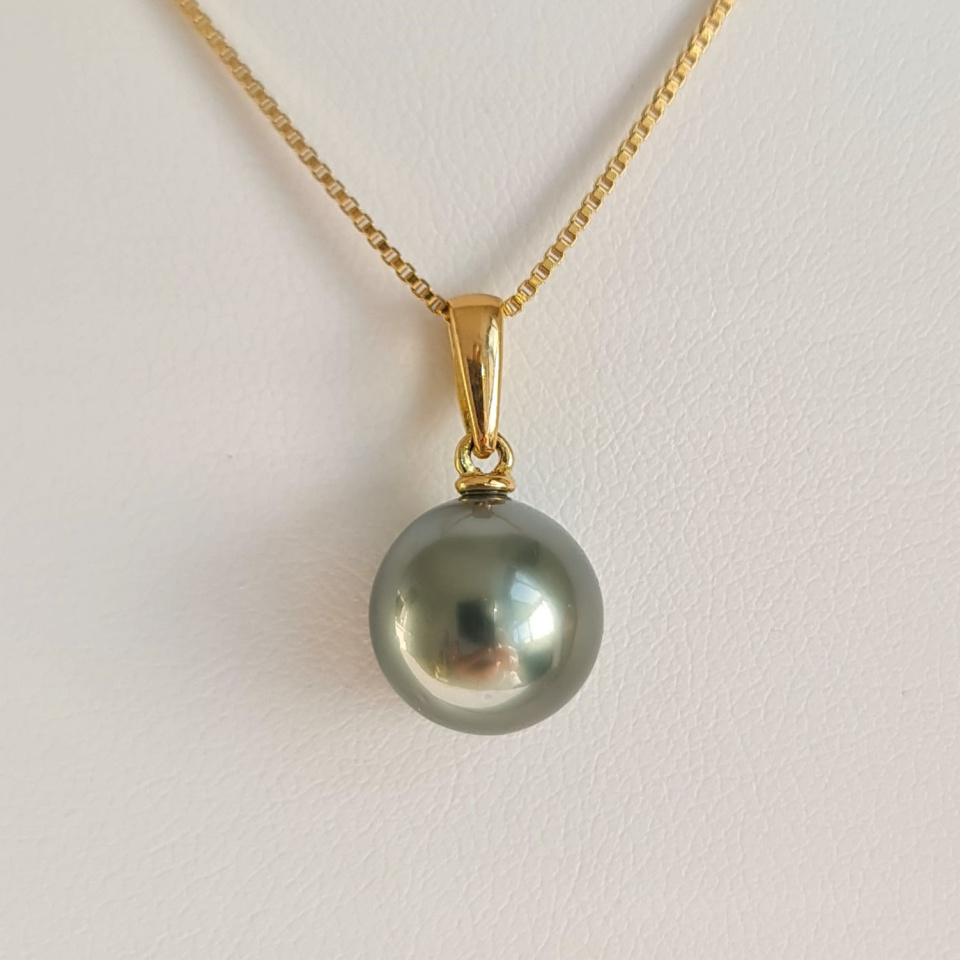 Belle de Jour - Pendentif Or Jaune et Perle de Tahiti d'Exception