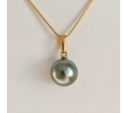 Belle de Jour - Pendentif Or Jaune et Perle de Tahiti d'Exception