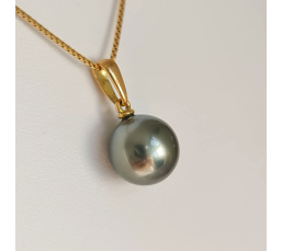 Belle de Jour - Pendentif Or Jaune et Perle de Tahiti d'Exception