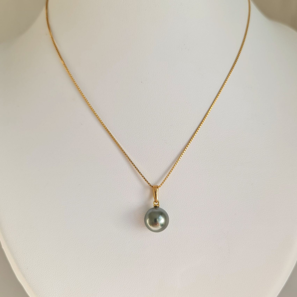 Belle de Jour - Pendentif Or Jaune et Perle de Tahiti d'Exception