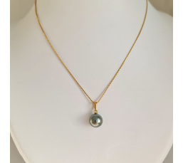 Belle de Jour - Pendentif Or Jaune et Perle de Tahiti d'Exception