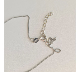 Tahiti - Collier Argent rhodié et Perle de Tahiti d'exception