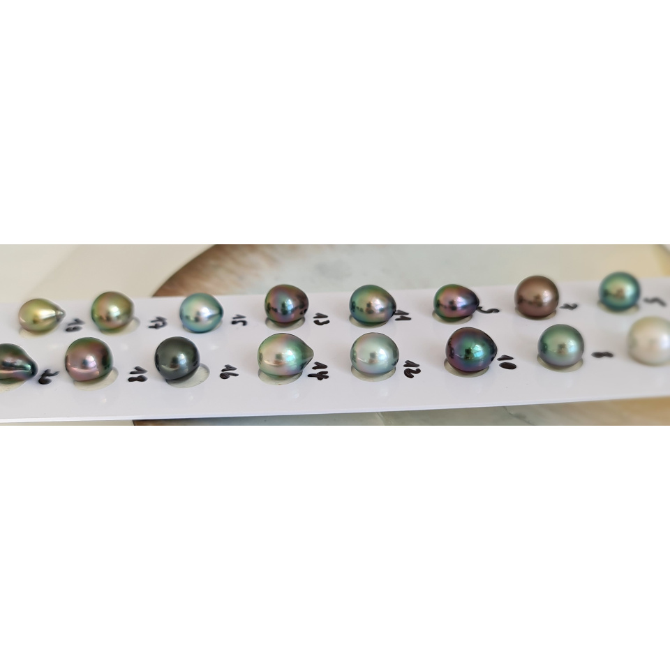 P6N12 - Véritable Perle de Culture de Tahiti