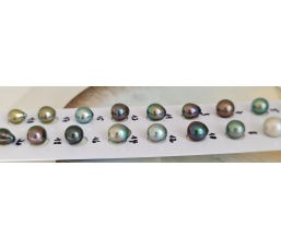 P6N12 - Véritable Perle de Culture de Tahiti